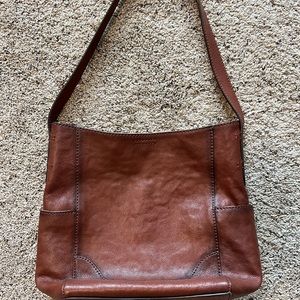 Frye Cognac Hobo